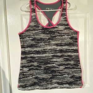 RBX women’s Performance Gray/Pink Tank Sop Size L- Like New.